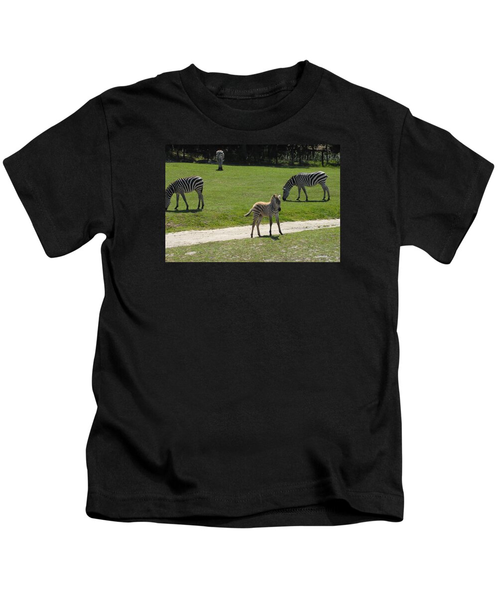 Zoo Animals Kids T-Shirt featuring the photograph Zoo 93 by Joyce StJames