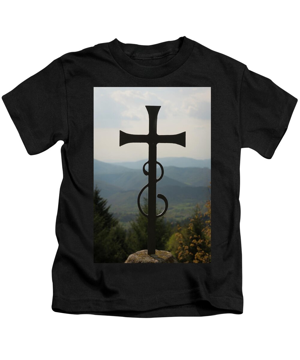Sacred Kids T-Shirt featuring the photograph Churches of Italy - Fiesole #2 by Andy Romanoff