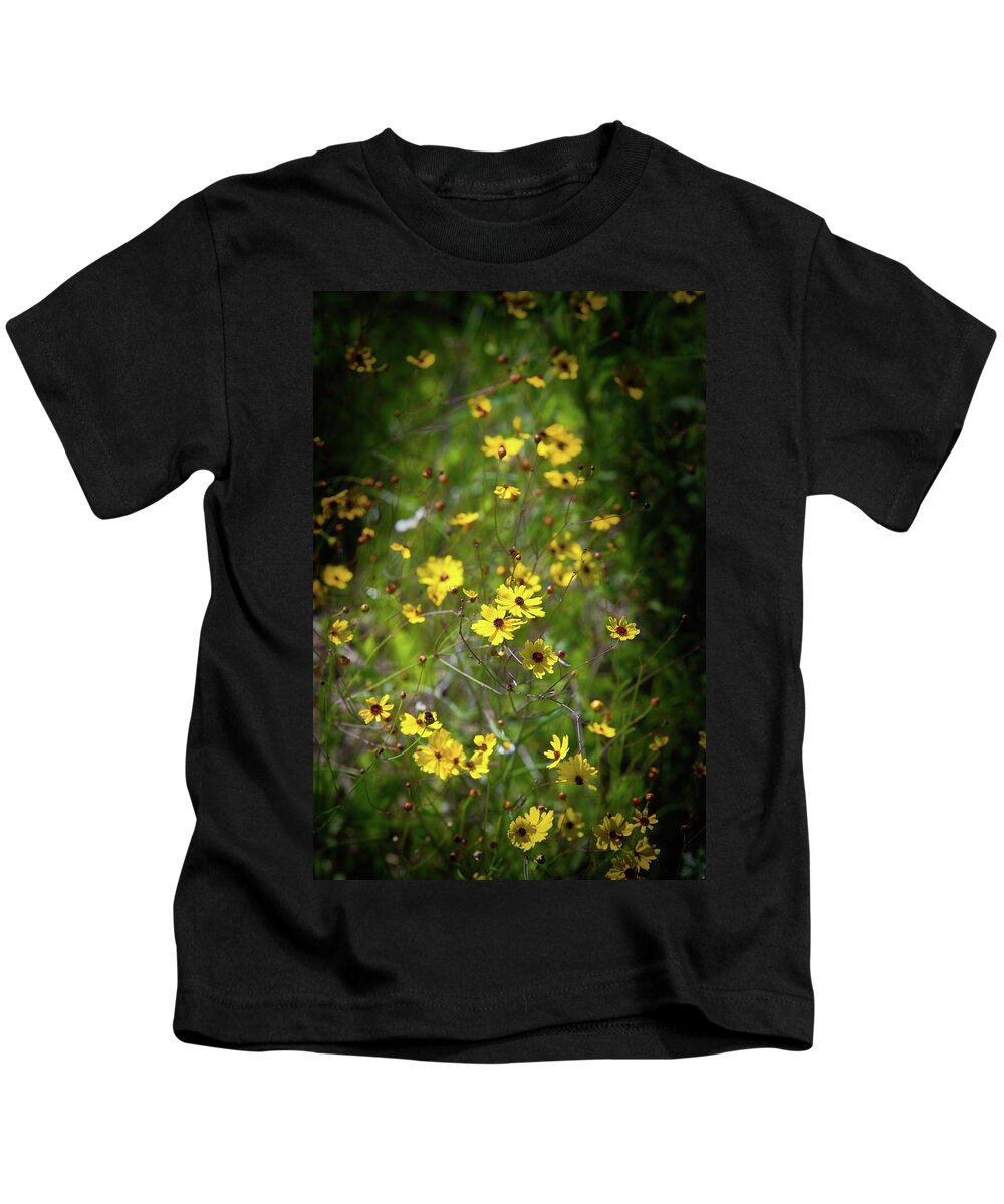Flower Kids T-Shirt featuring the photograph Beautiful Tickseed Flowers by T Lynn Dodsworth