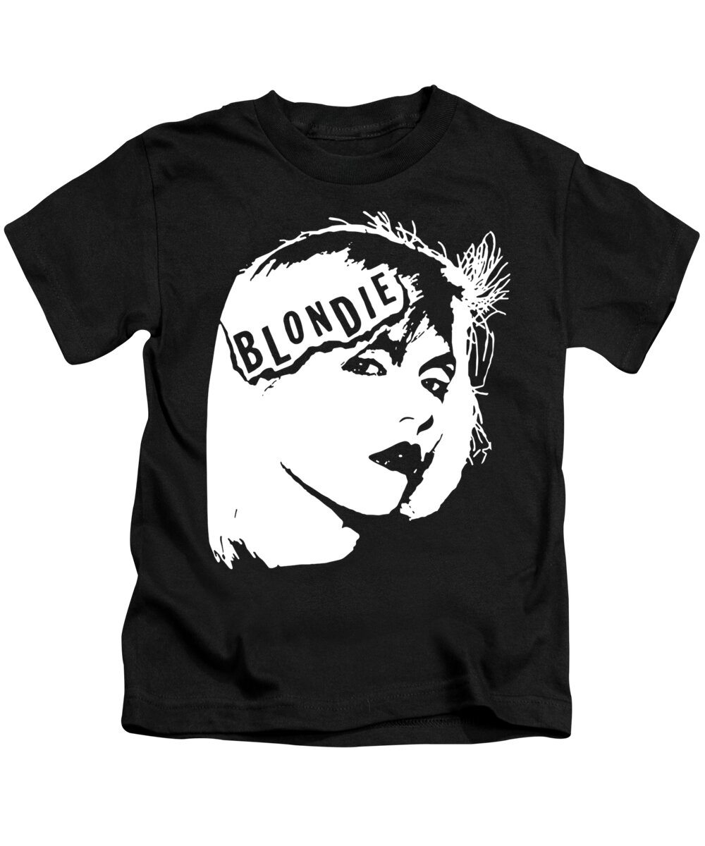 Blondie New Punk Rock 70's 80's Vintage Style hipster Kids T-Shirt Riley Sargent Pixels