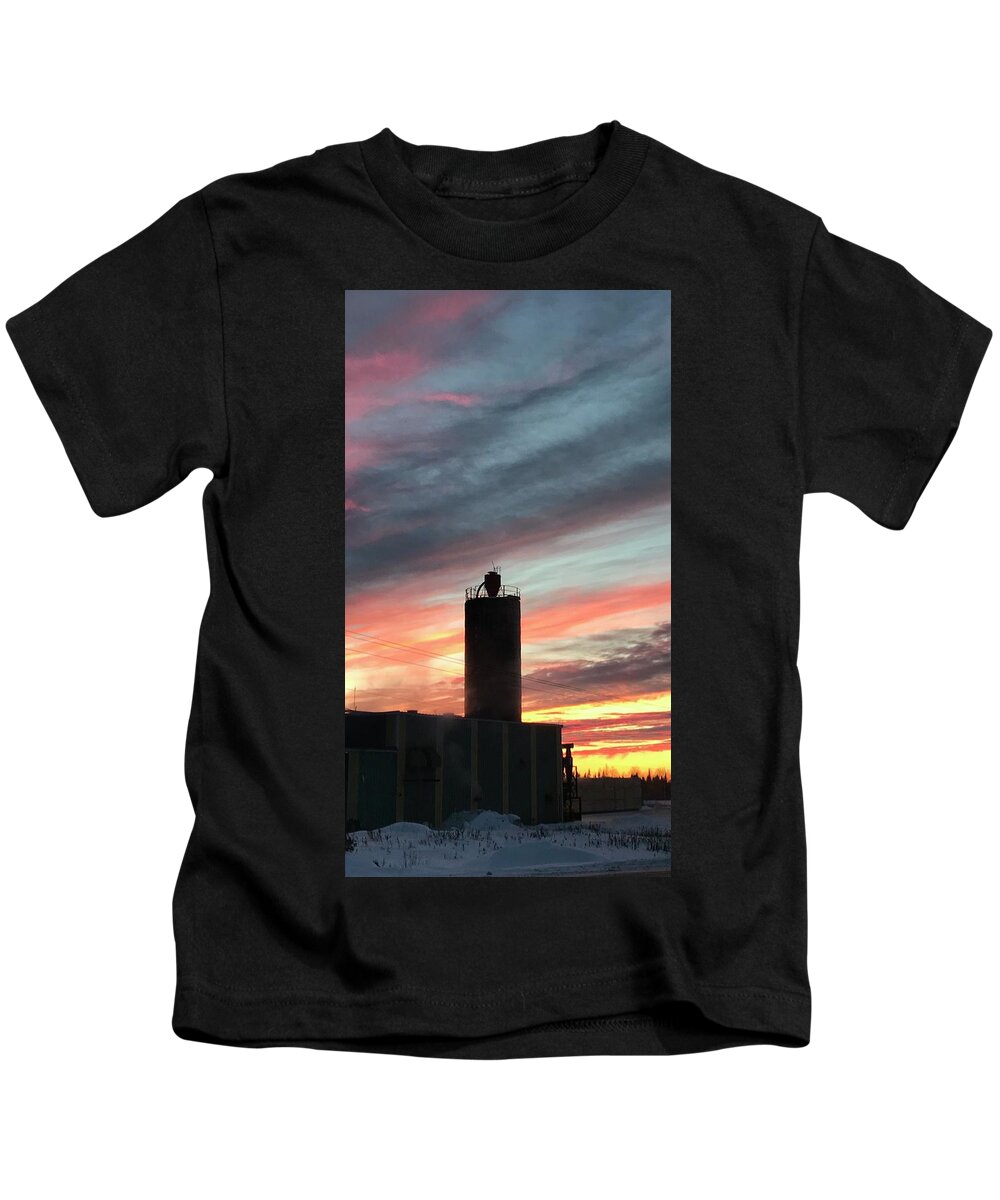 Photo Kids T-Shirt featuring the photograph Climate Change by Judy Dimentberg