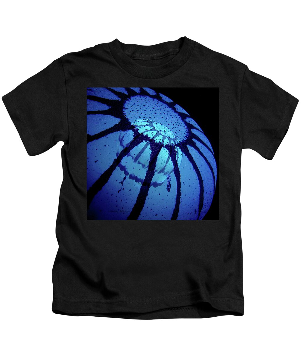 Jellyfish Kids T-Shirt featuring the photograph Double Jelly by Gary Felton