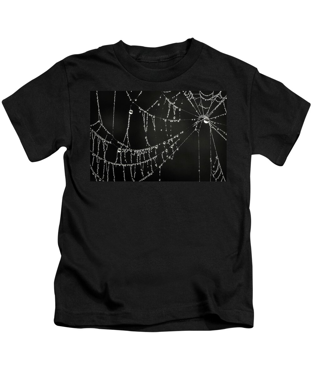 Black And White Kids T-Shirt featuring the photograph Dripping by Michelle Wermuth