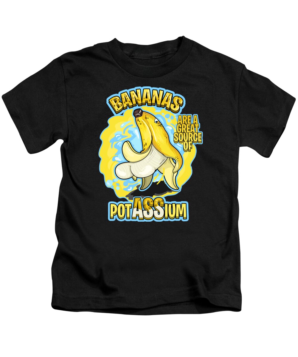 Funny Chemistry on Potassium Chemistry Banana Kids T-Shirt by Festivalshirt - Pixels