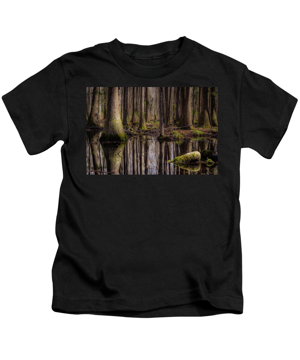 Art Kids T-Shirt featuring the photograph Green Pond by Gary Migues