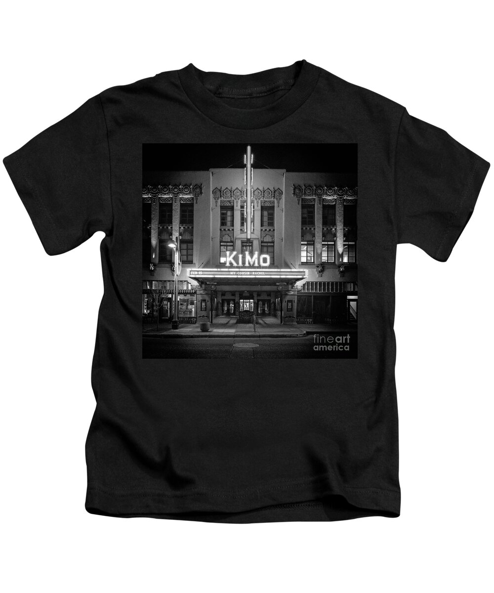 Kimo Theater Kids T-Shirt featuring the photograph Kimo Theater by Imagery by Charly