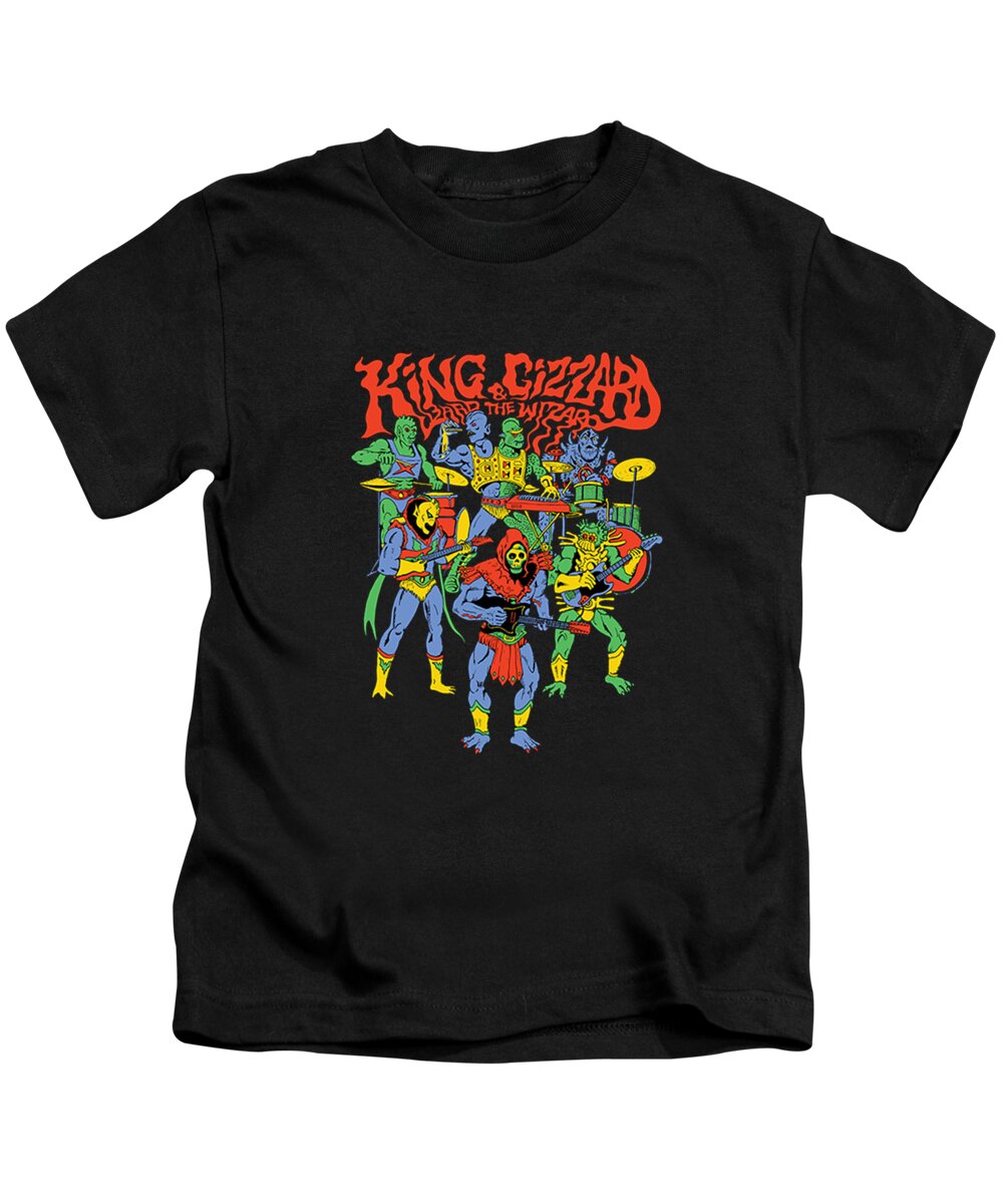 King Gizzard And The Lizard Wizard Kids T-Shirt by Wawan Diki - Fine Art  America