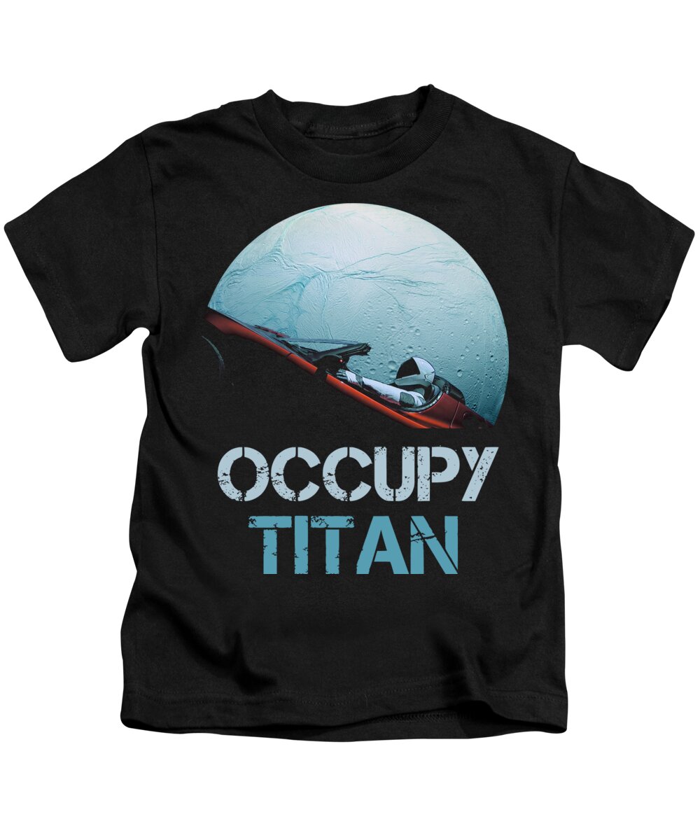 Dont Panic Kids T-Shirt featuring the photograph Occupy Titan by Megan Miller
