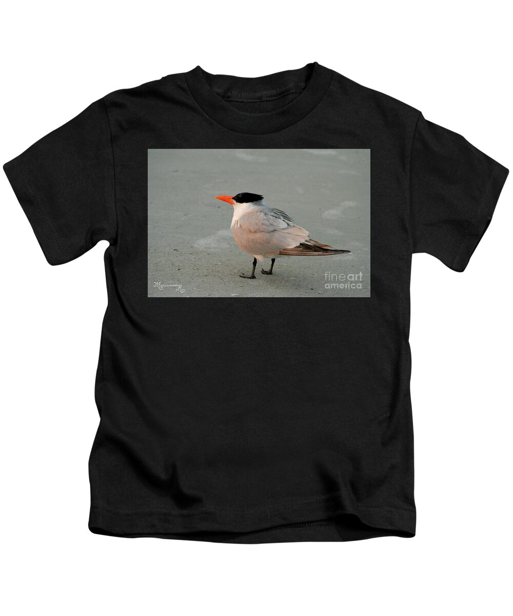 Nature Kids T-Shirt featuring the photograph One Good Tern Deserves...Friends by Mariarosa Rockefeller