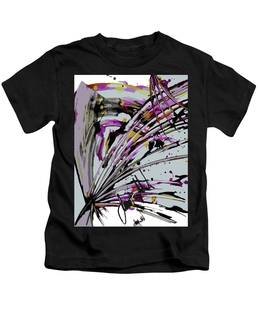  Kids T-Shirt featuring the digital art Rake by Jimmy Williams