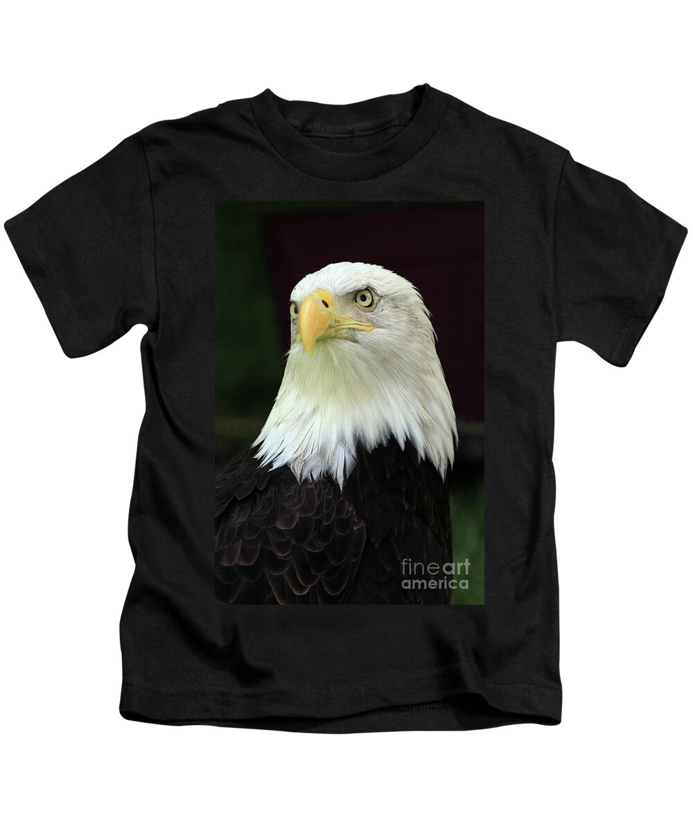 Eagle Kids T-Shirt featuring the photograph Regal Eagle by Paula Guttilla