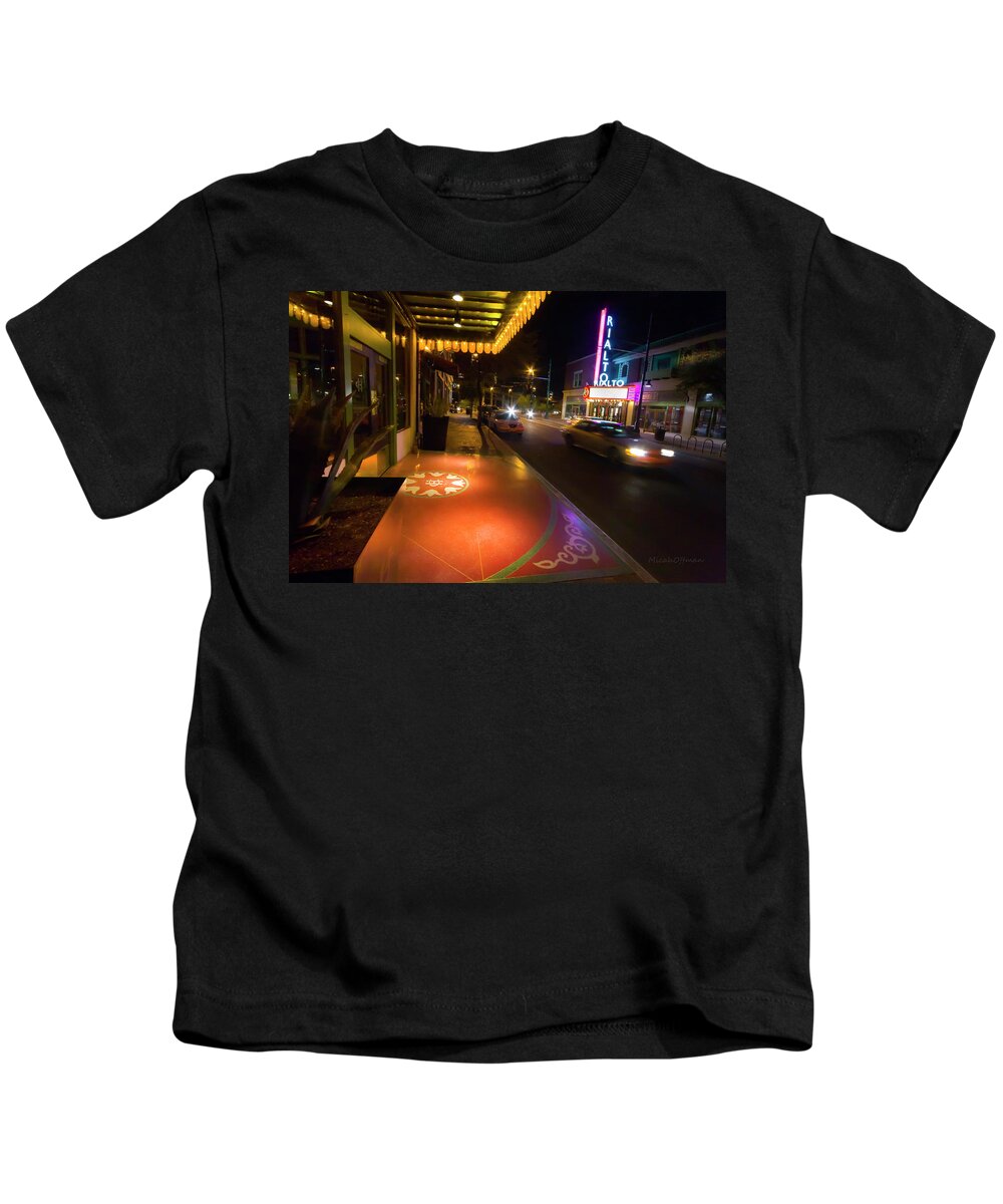 Rialto Theatre Kids T-Shirt featuring the photograph Rialto Theatre - Tucson by Micah Offman