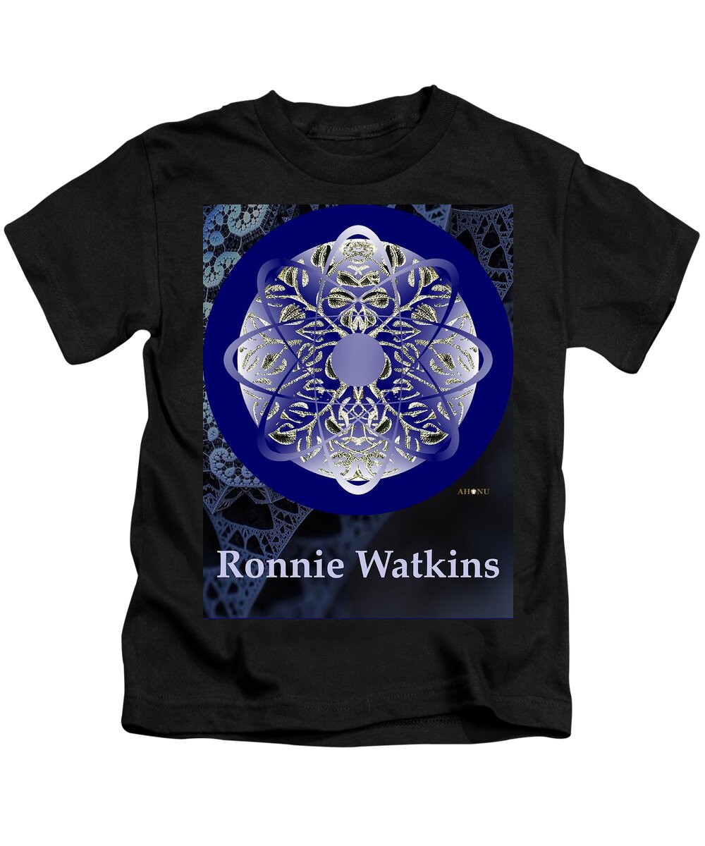Soul Kids T-Shirt featuring the mixed media Ronnie Watkins Soul Portrait by AHONU Aingeal Rose