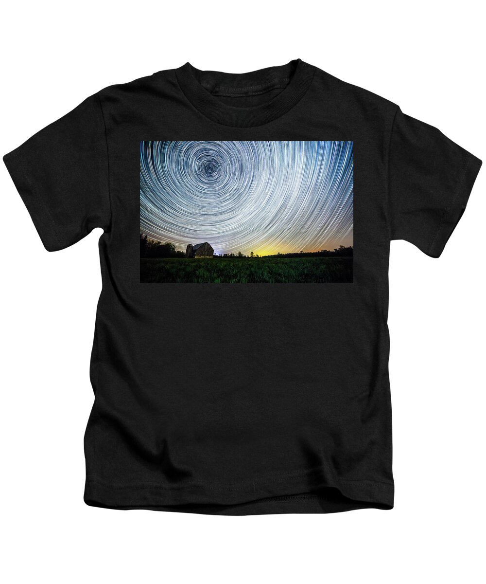Matt Molloy Kids T-Shirt featuring the photograph Spin cycle by Matt Molloy