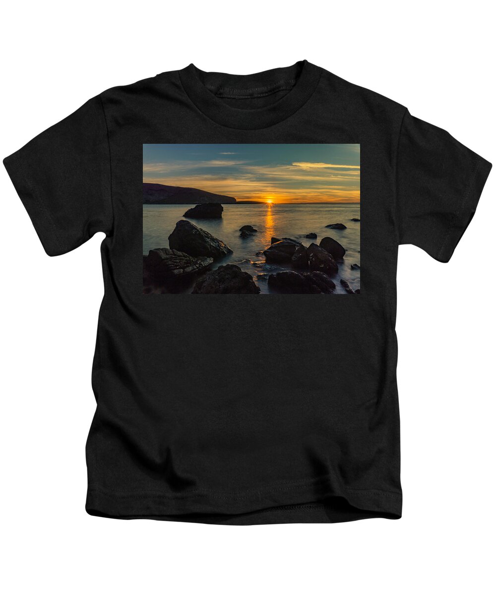 Landscape Kids T-Shirt featuring the photograph Sunset in Balandra by Silvia Marcoschamer
