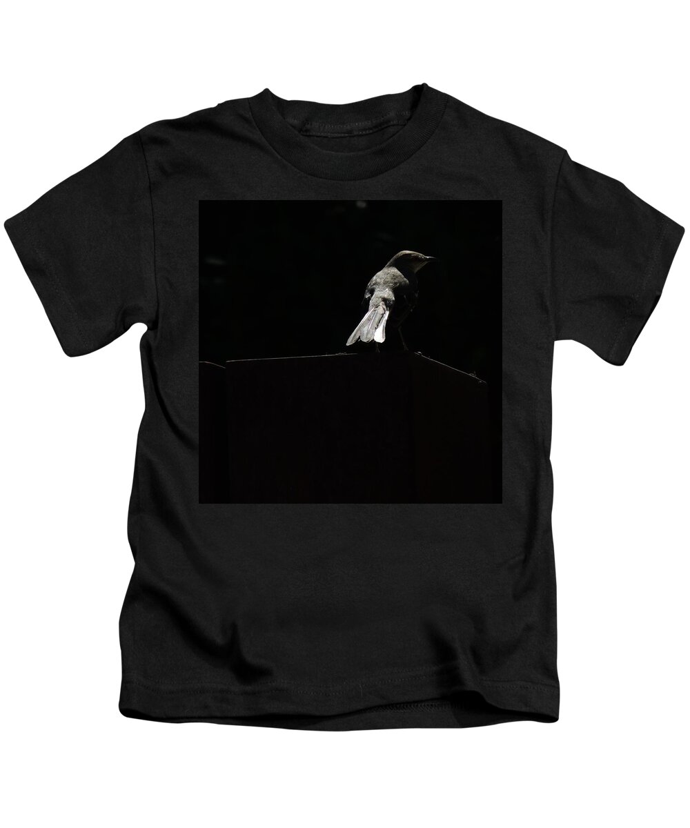 Tail Feathers Kids T-Shirt featuring the photograph Tail Feathers by Bill Tomsa