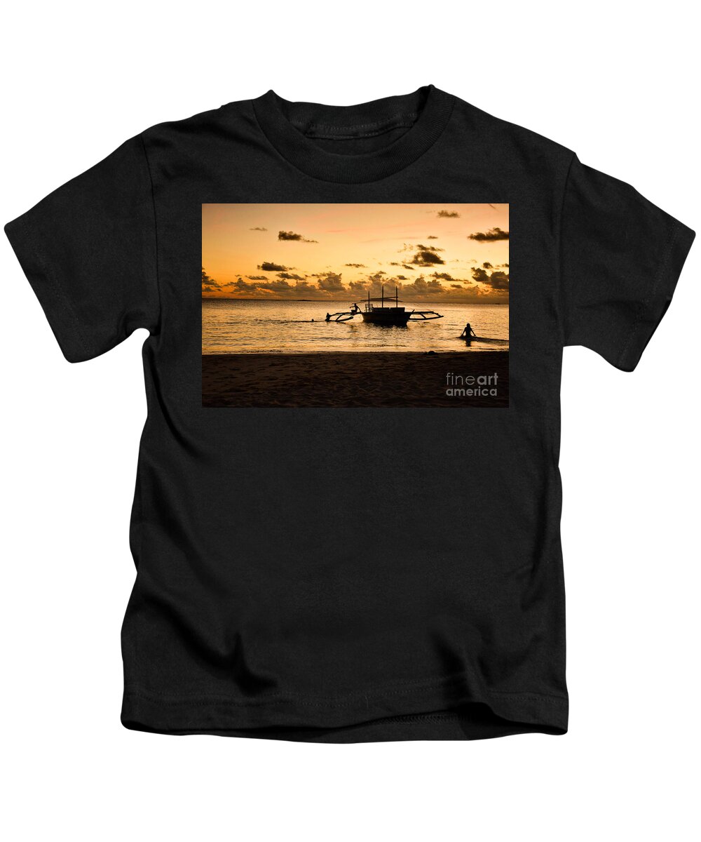 Sea Kids T-Shirt featuring the photograph The sailors and the nymph by Yavor Mihaylov