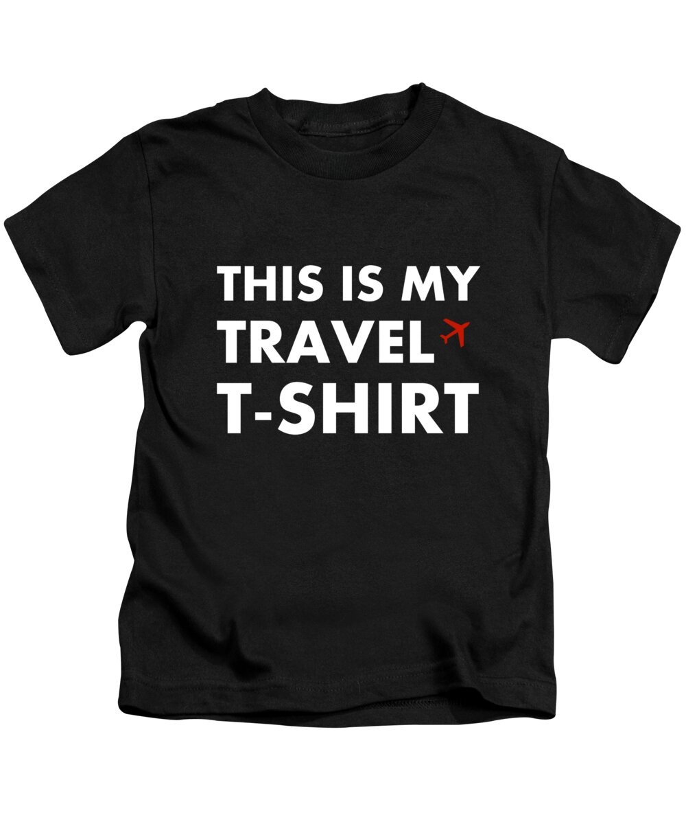 Richard Reeve Kids T-Shirt featuring the digital art Travel Tee 3 by Richard Reeve