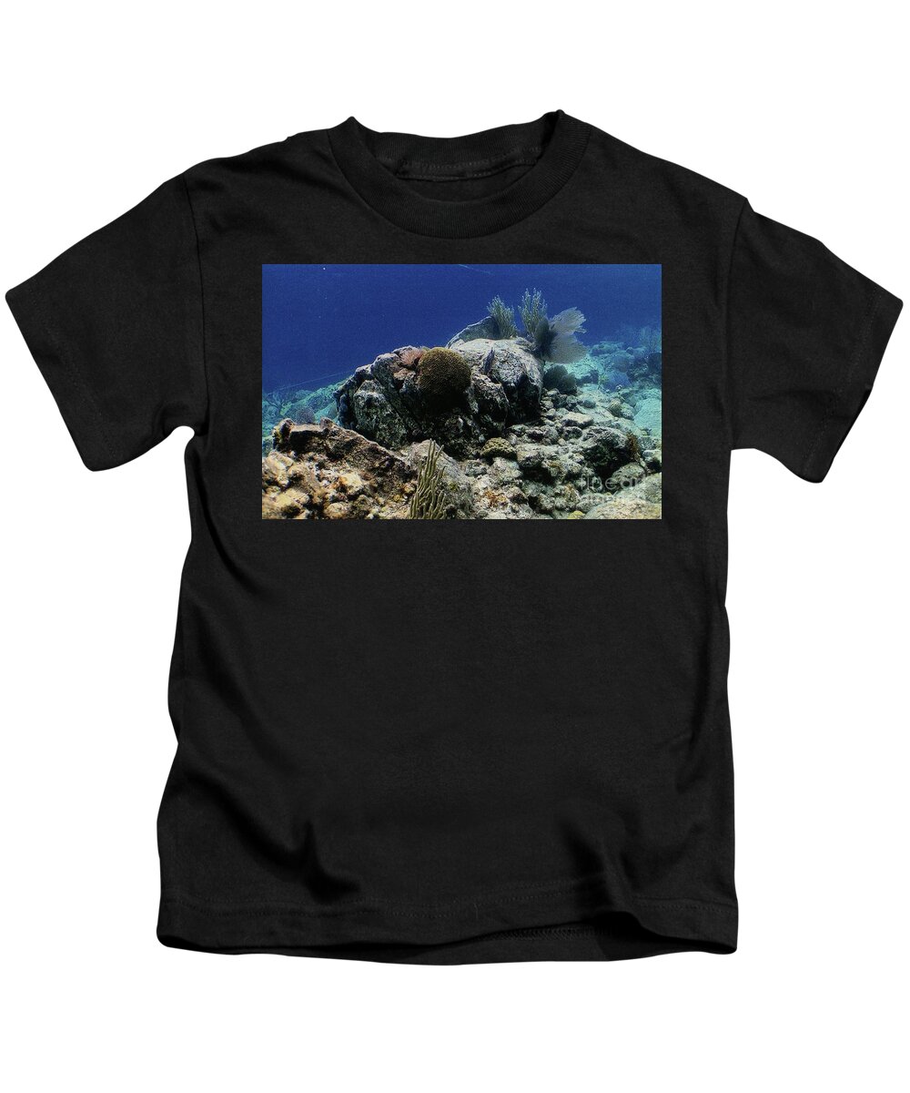 Underwater In St. Thomas Kids T-Shirt featuring the photograph Underwater In St. Thomas by Barbra Telfer