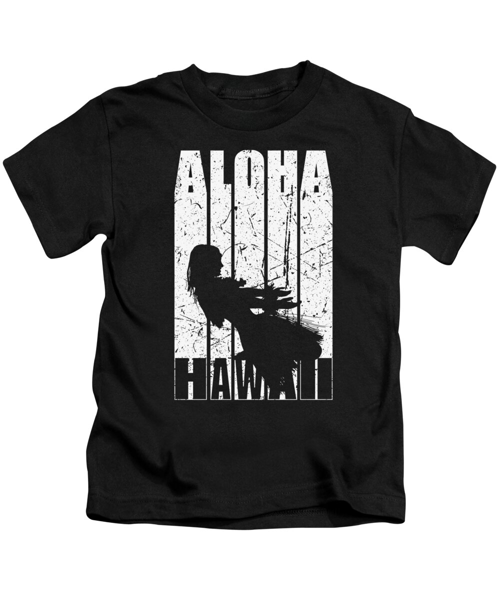 Party Kids T-Shirt featuring the digital art Aloha Hawaii Hula Dance #1 by Toms Tee Store