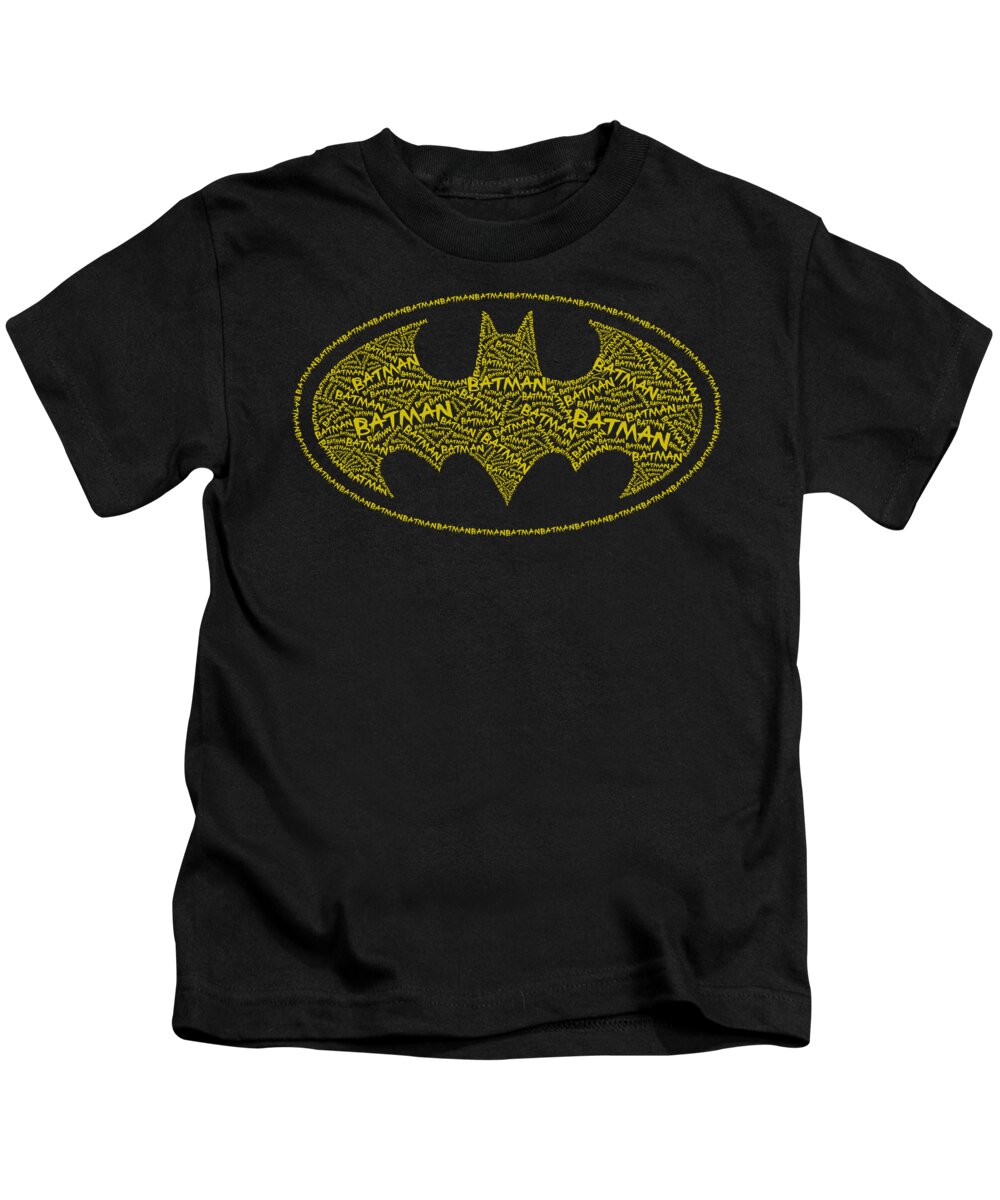 Batman Logo Kids T-Shirt by Fred Potter - Pixels