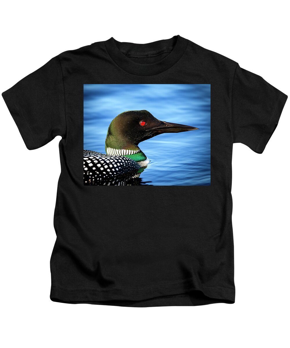 Common Loon Kids T-Shirt featuring the photograph Common Loon by Al Mueller