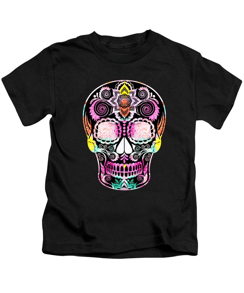 Sugar Skull All Over Toddler T Shirt 