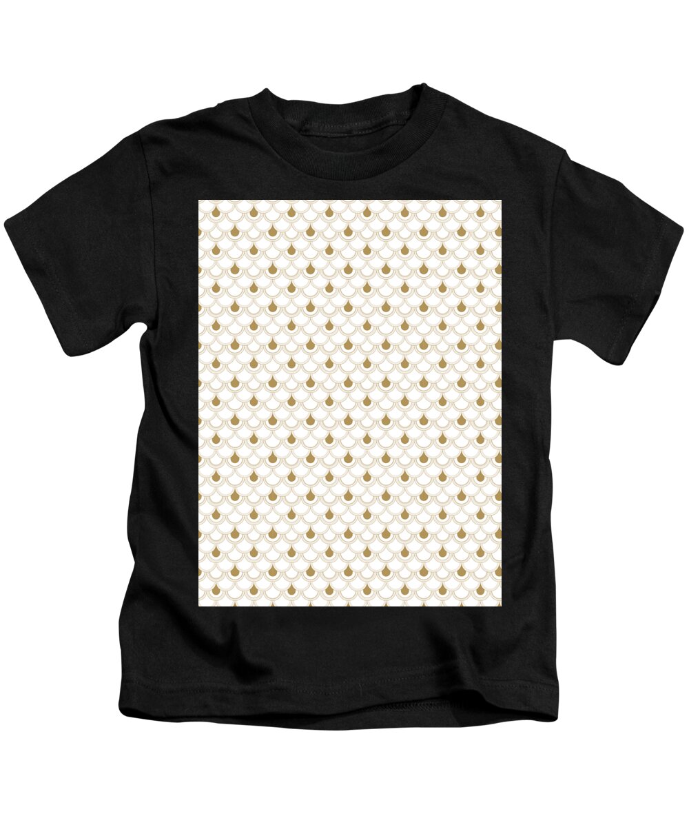 Connection Kids T-Shirt featuring the digital art Geometric Pattern Shapes Symbols Geometry #14 by Mister Tee