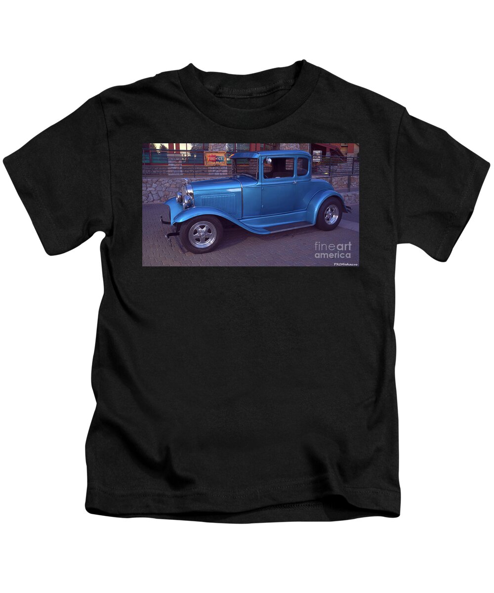 1931 Ford Kids T-Shirt featuring the photograph 1931 Ford Model A by PROMedias US