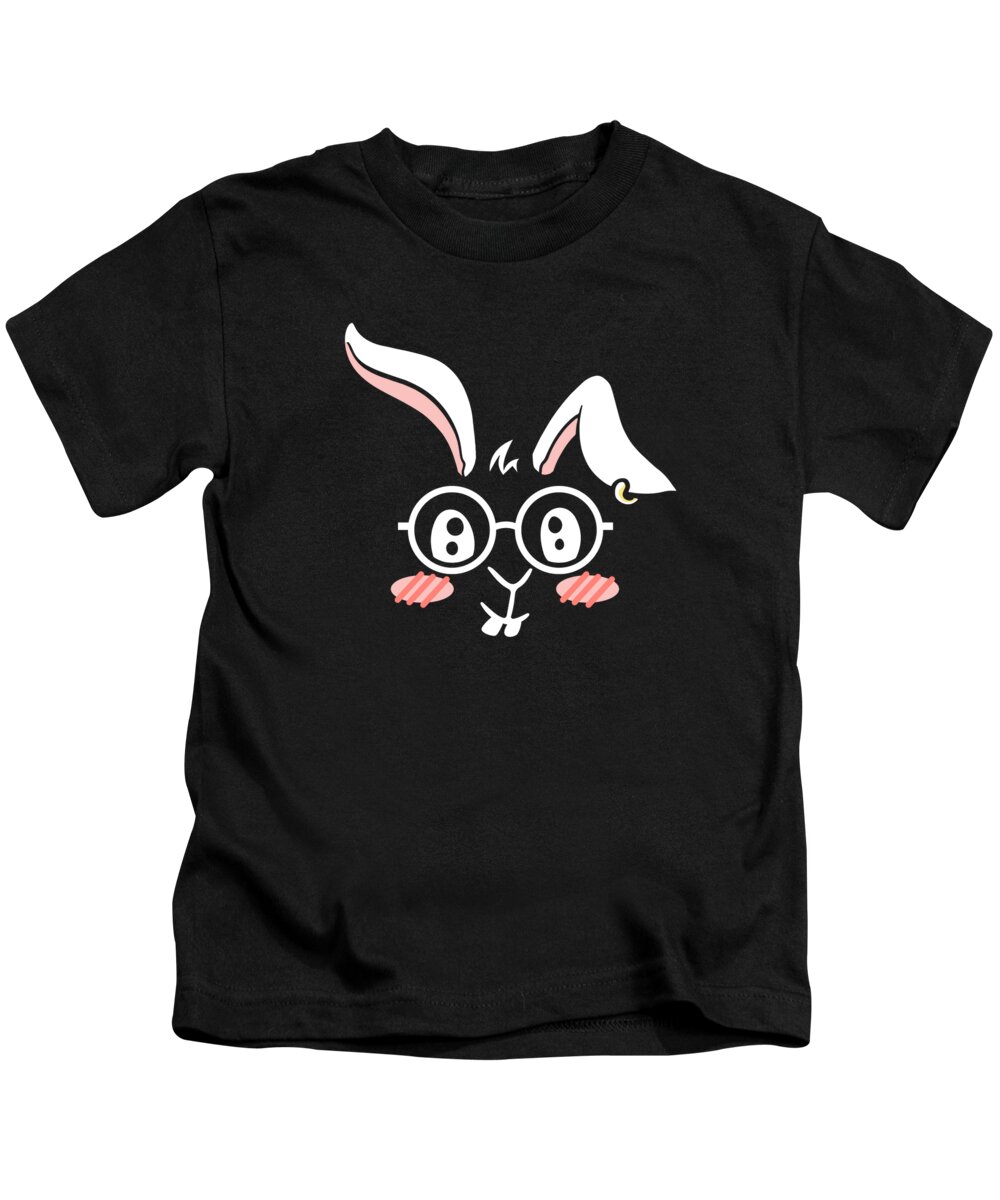Easter Kids T-Shirt featuring the digital art Easter Holiday Rabbit Easter Bunny Happy Easter #2 by Toms Tee Store
