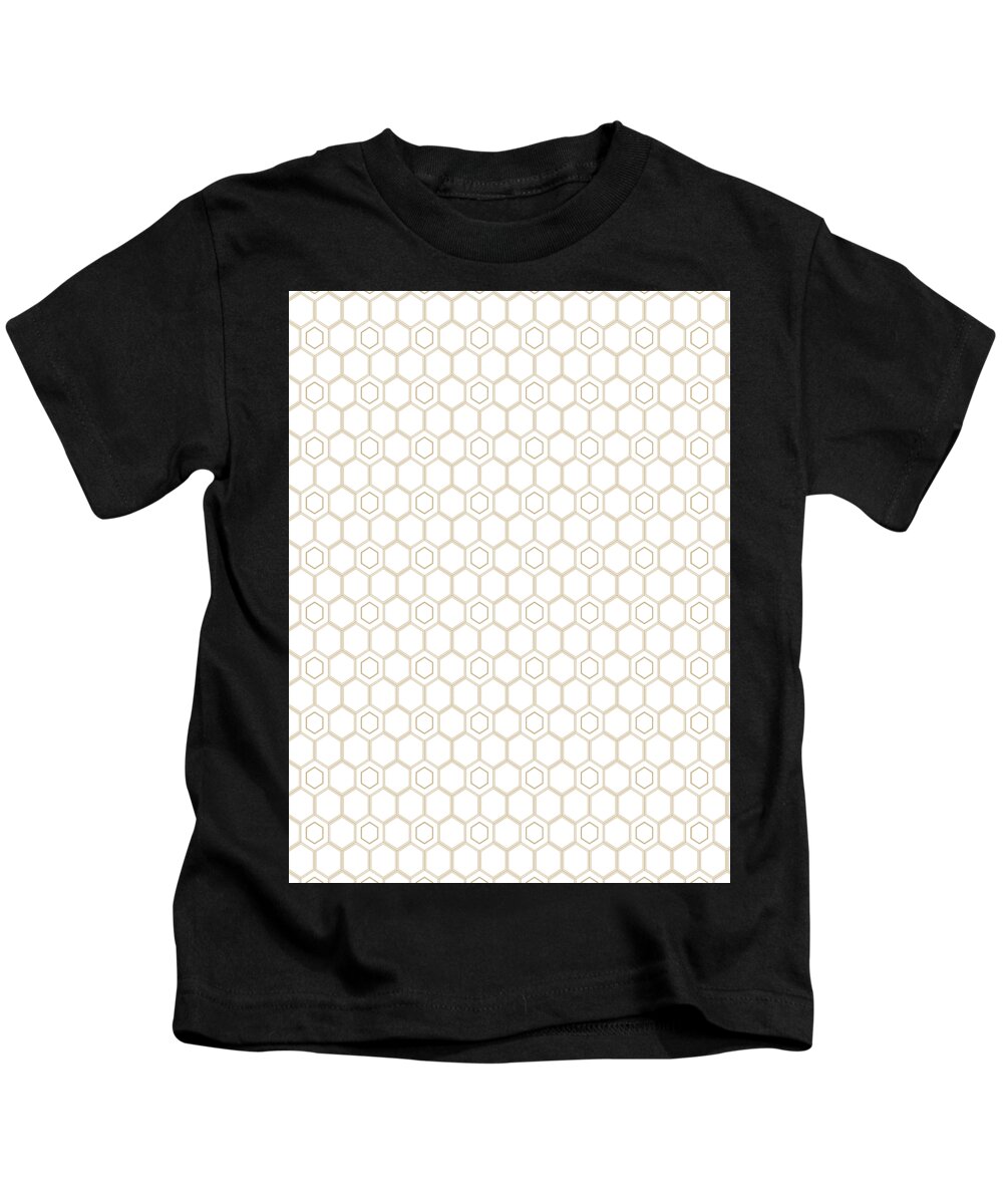 Connection Kids T-Shirt featuring the digital art Geometric Pattern Shapes Symbols Geometry #23 by Mister Tee