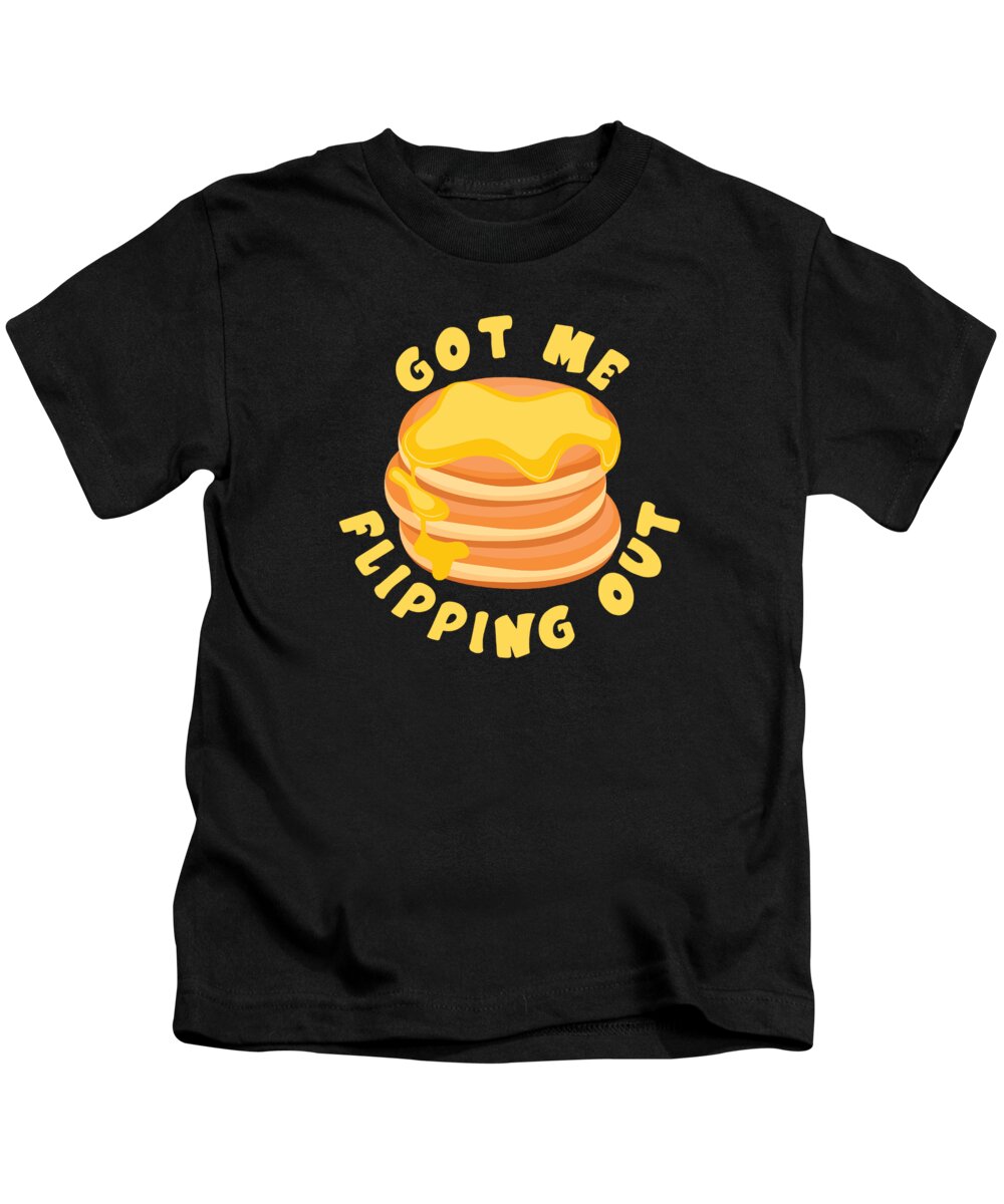 Pancake Maker Breakfast Pancake Day Pancakes Flipping Kids T-Shirt by Toms  Tee Store - Pixels