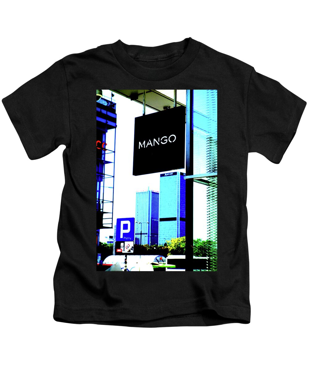 Two Kids T-Shirt featuring the photograph Two Skyscrapers In Warsaw, Poland by John Siest