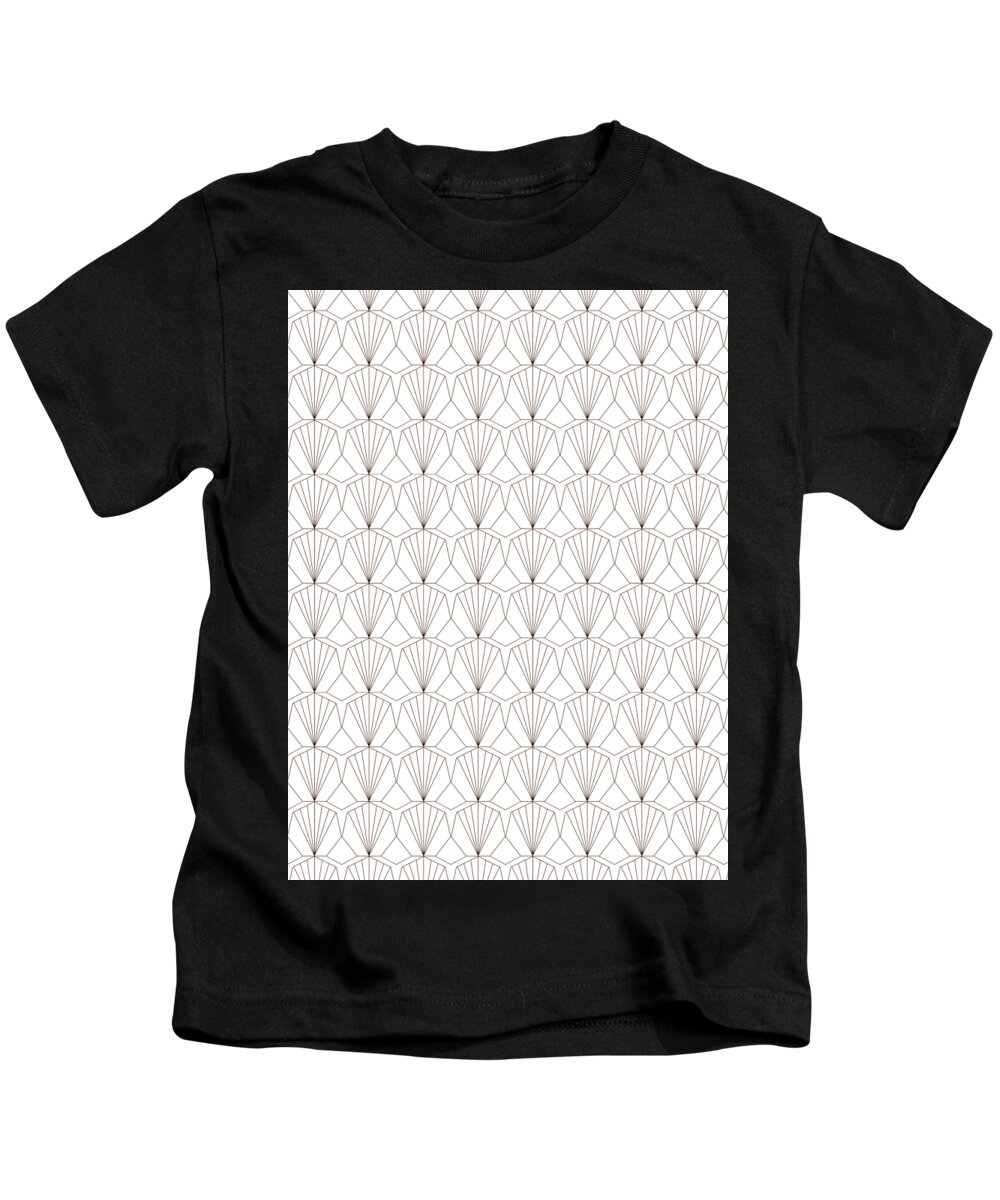 Connection Kids T-Shirt featuring the digital art Geometric Pattern Shapes Symbols Geometry #98 by Mister Tee