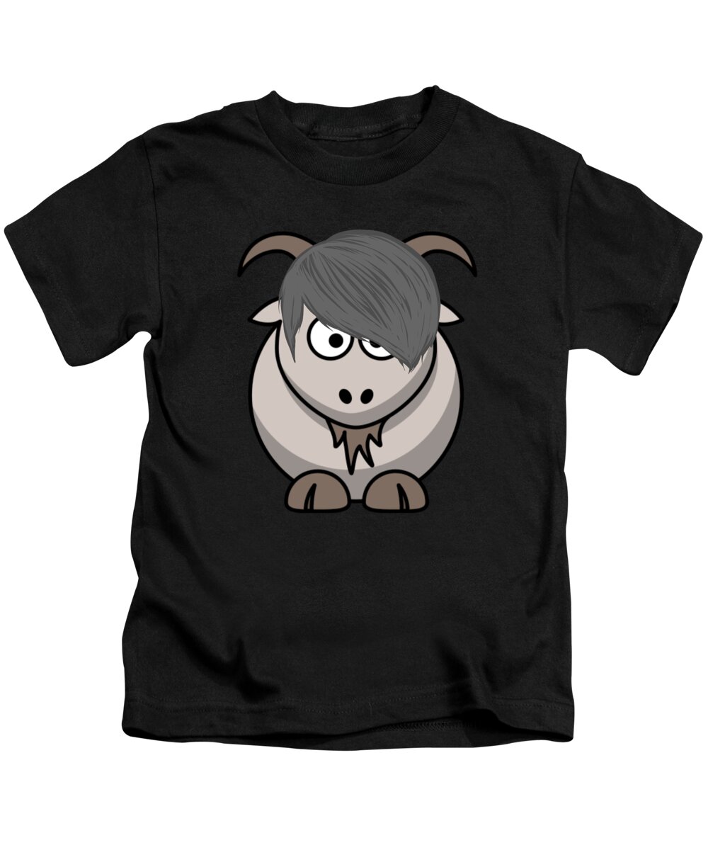 Anime Goat Kids T-Shirt by Manuel Schmucker - Pixels