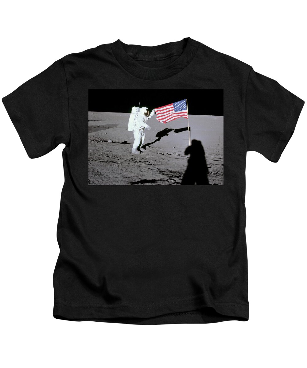 Nasa Kids T-Shirt featuring the photograph Apollo 12 - 6896 by Larry Beat