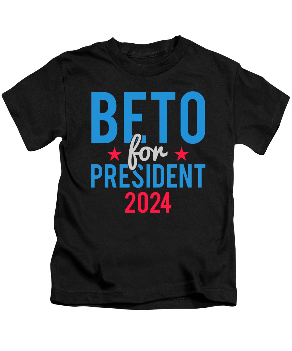 Democrat Kids T-Shirt featuring the digital art Beto For President 2024 by Flippin Sweet Gear