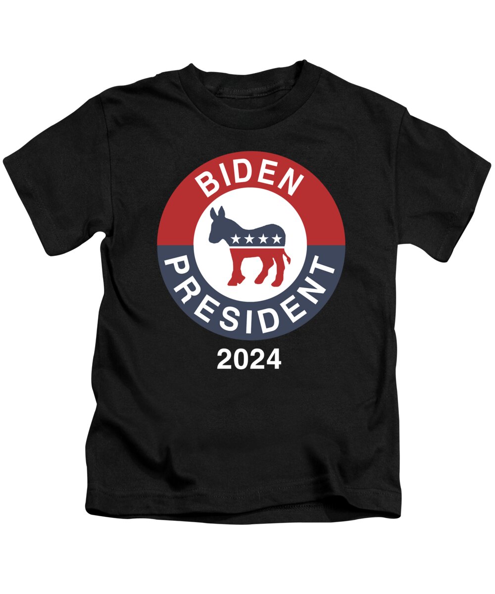 Cool Kids T-Shirt featuring the digital art Biden For President 2024 by Flippin Sweet Gear