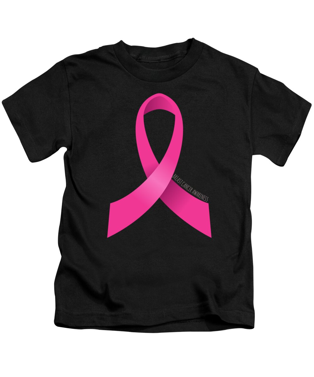 Cool Kids T-Shirt featuring the digital art Breast Cancer Awareness by Flippin Sweet Gear