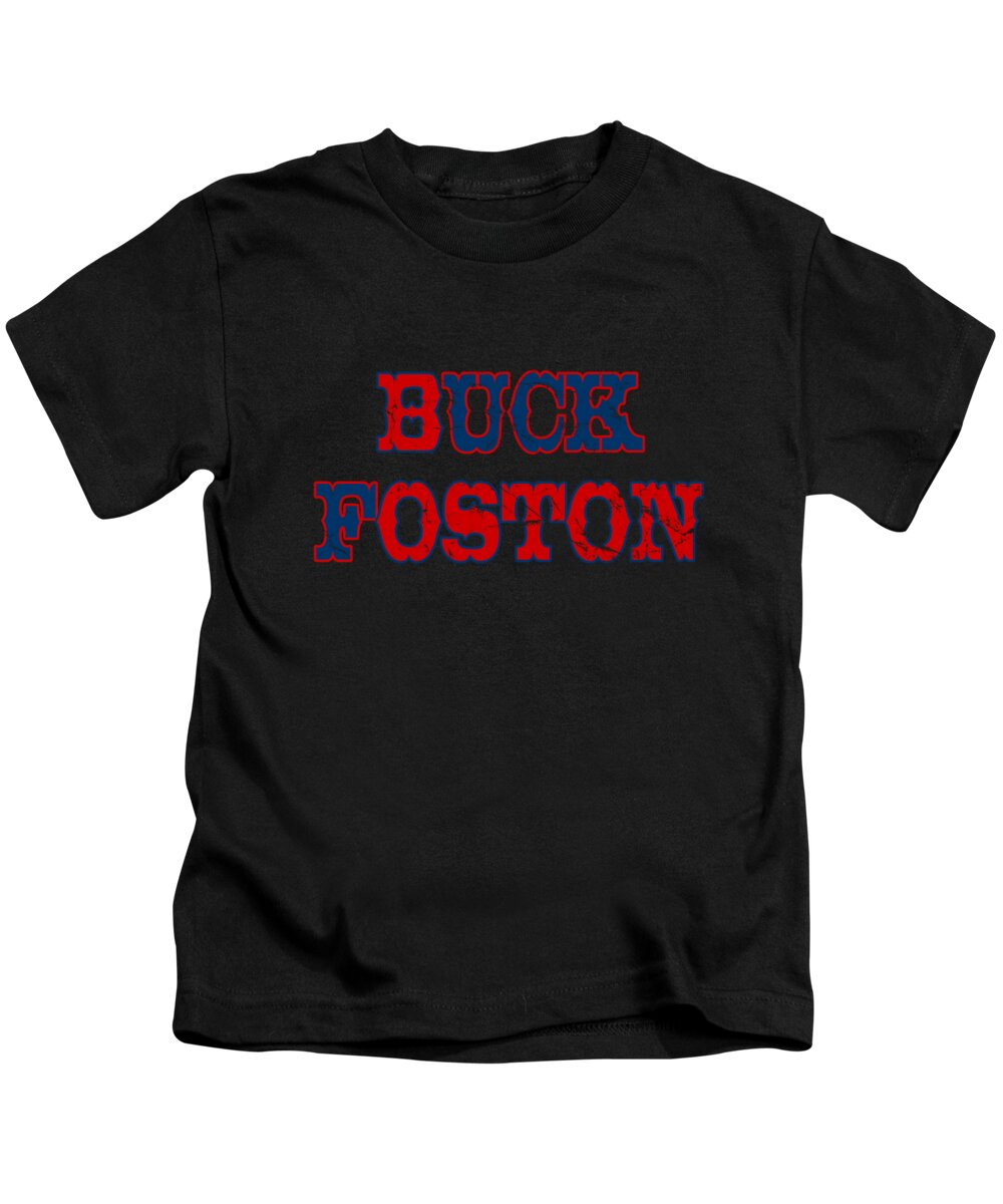 Funny Kids T-Shirt featuring the digital art Buck Foston by Flippin Sweet Gear