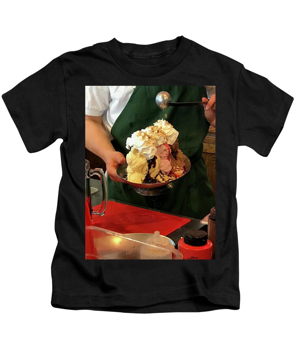 Ice Cream Kids T-Shirt featuring the photograph Calorie Free by Calvin Boyer