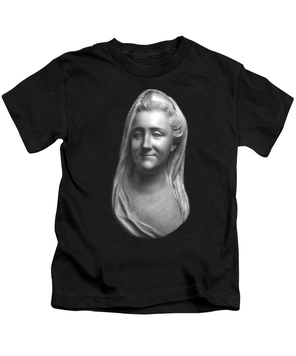 Catherine Kids T-Shirt featuring the digital art Catherine the great, Empress of Russia by Cu Biz