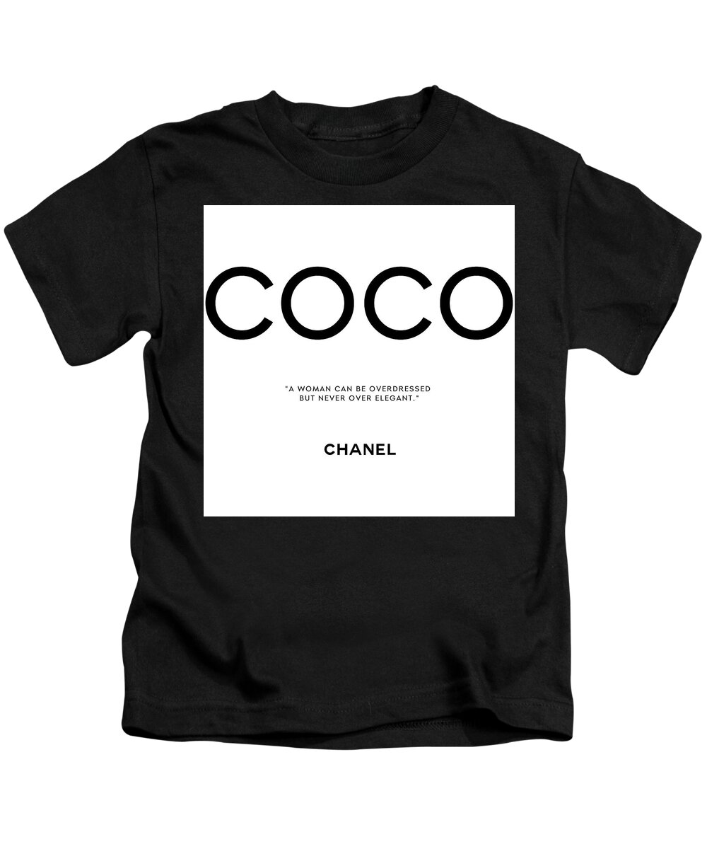 Coco Elegant Kids T-Shirt by The Art Of Quotes - Fine Art America