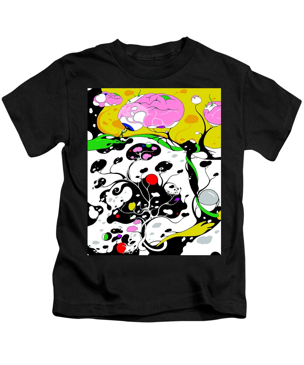 Coronavirus Kids T-Shirt featuring the digital art Contagion by Craig Tilley