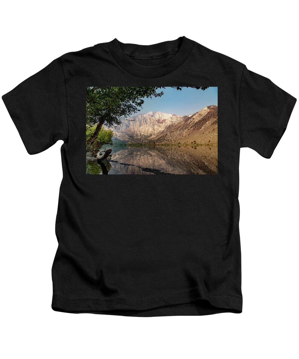 Convict Lake Kids T-Shirt featuring the photograph Convict Lake 11 by Cindy Robinson