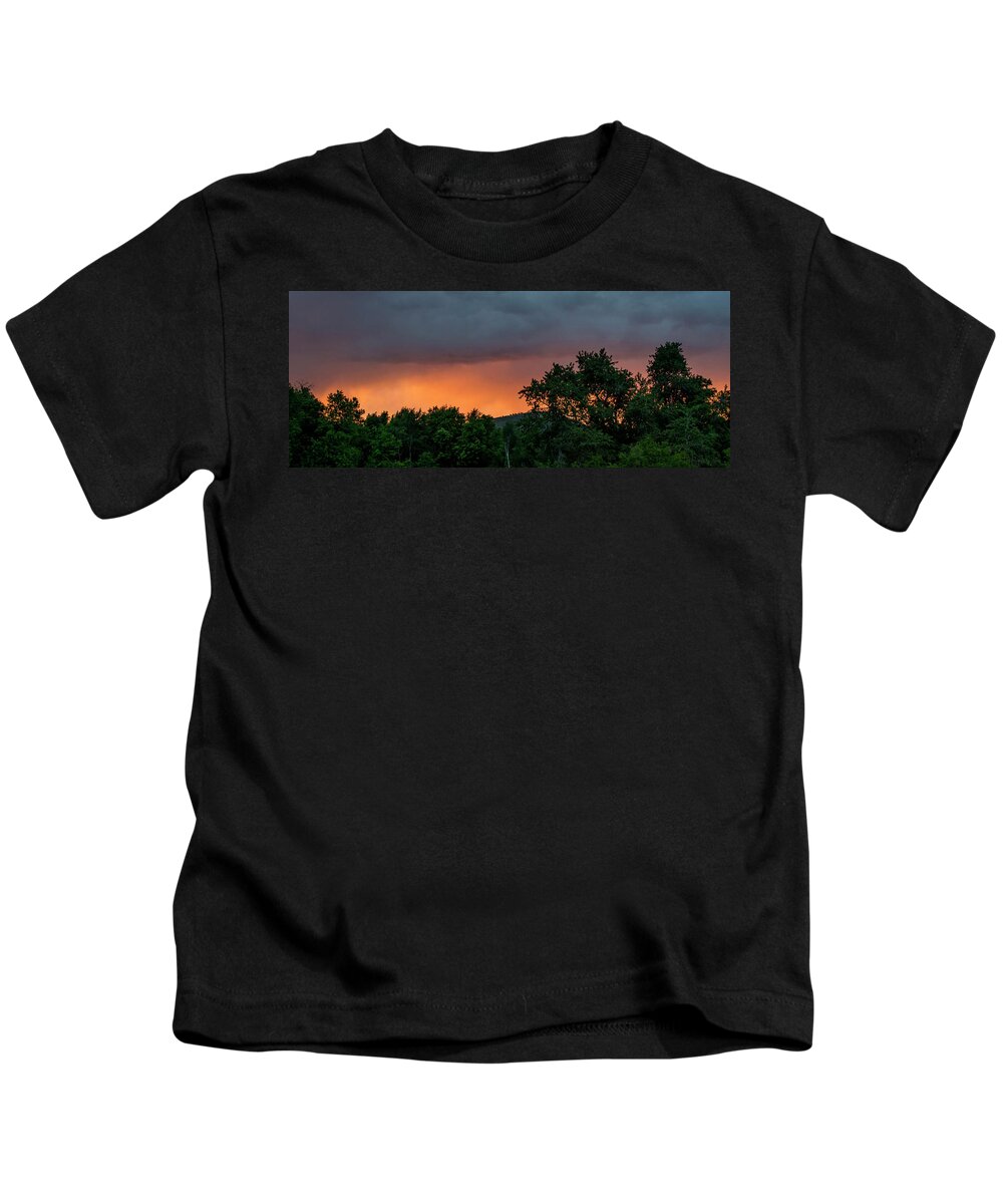Sunset Kids T-Shirt featuring the photograph Eden Sunset by K Bradley Washburn