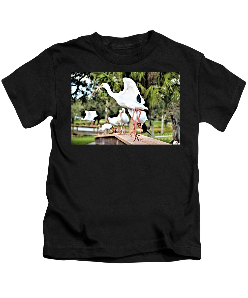 Everybody Jump Kids T-Shirt featuring the photograph Everybody Jump by Philip And Robbie Bracco