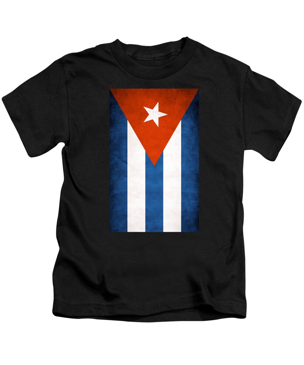 Funny Kids T-Shirt featuring the digital art Flag Of Cuba by Flippin Sweet Gear