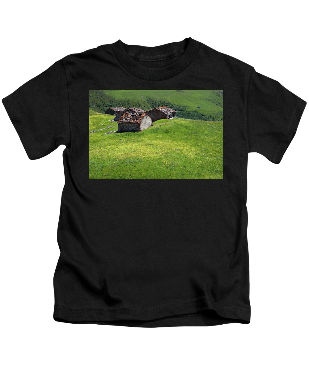 Wild Kids T-Shirt featuring the photograph France - Vanoise by Olivier Parent