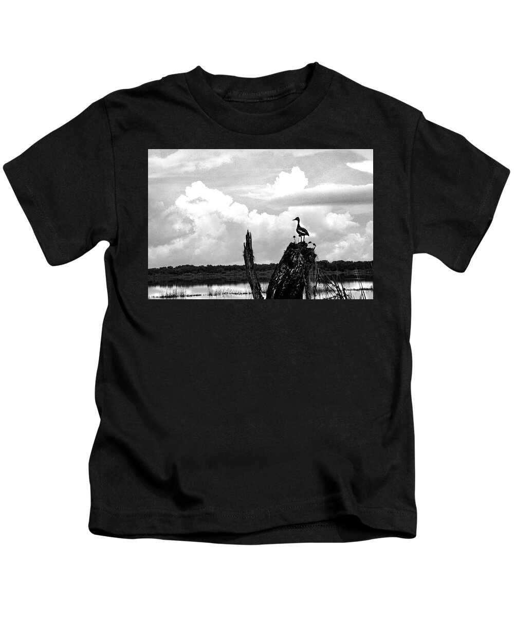 Clouds Kids T-Shirt featuring the photograph Gathering Storm by Rick Redman